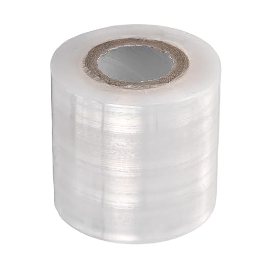 HARFINGTON Fruit Tree Grafting Tape 6CM x 100M PE Stretchable Garden Grafting Tool Plants Self Adhesive Floristry Film for Floral Tree and Poly Budding, White