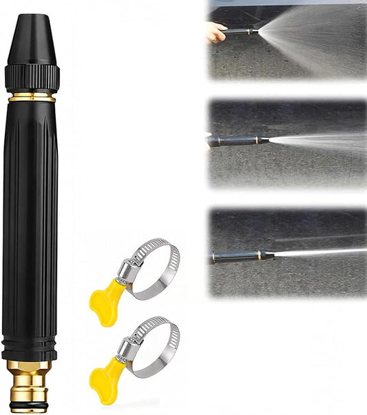 High Pressure Hose Nozzle High Pressure Car Wash Water Gun Garden Hose Sprayer High Pressure Hose Nozzle, Adjustable Spray Patterns for Car Washing and Outdoor Cleaning