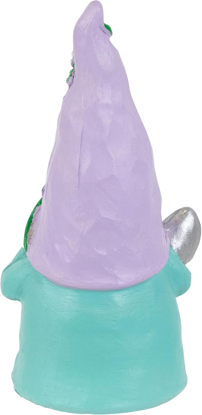 Northlight Happy Gardening Gnome with Shovel Outdoor Garden Statue - 8"