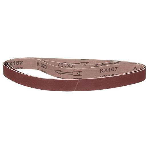 2 x 48 Inch Sanding Belt, 3 Pcs 320 Grit Knife Sharpener Belts Work Sharpening for Belt Sander Knife Carving Tool Metal Working