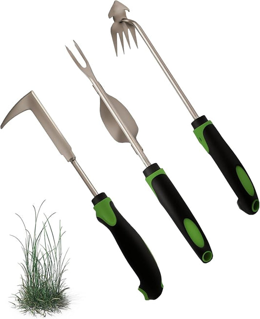 Gardening Tools,Weeding Tool,Garden Hand Tools,Weed Removal Tool,Crack Weeder Crevice for Garden/Patio/Crack/Potted Plant Weed Puller Tool(3pcs)