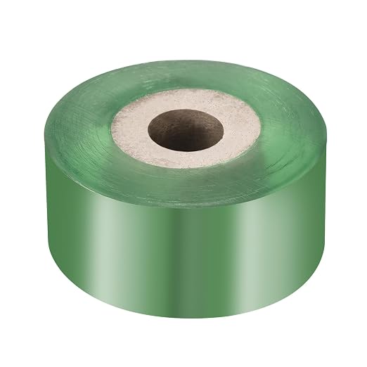HARFINGTON Fruit Tree Grafting Tape 2CM x 100M PE Stretchable Garden Grafting Tool Plants Self Adhesive Floristry Film for Floral Tree and Poly Budding, Green