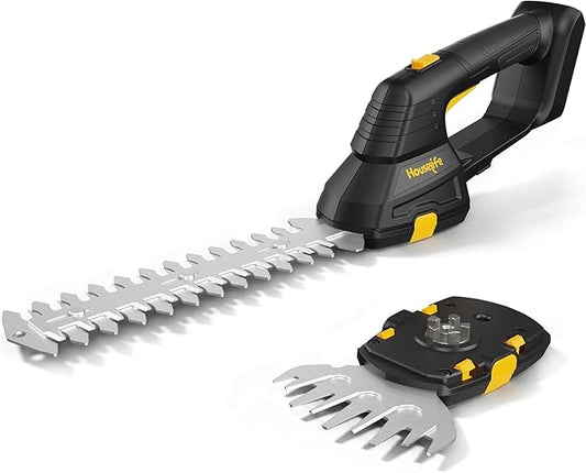 Cordless Hedge Trimmer Compatible with Dewalt MAX 20V Battery, 2 in 1 Handheld Electric Grass Trimmer/Bush Trimmer/Grass Shears for Yard, Garden, and Lawn Care, Powerful & Lightweight (Tool Only)