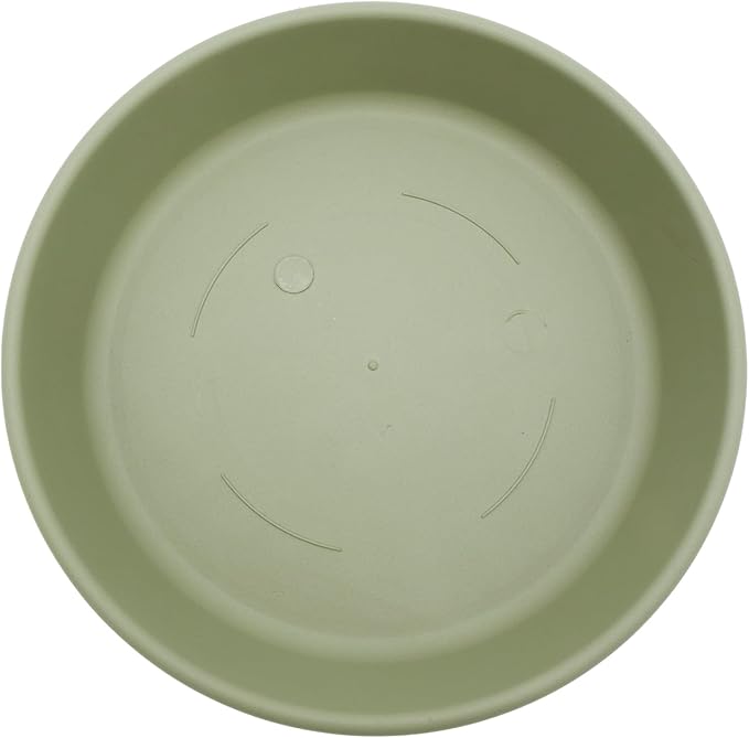 The HC Companies Flower Pot Saucers - Plastic Plant Saucer for Outdoors & Indoors - Traditional Design Plant Pot Trays for Water Drainage - Durable & Stylish Round Plant Tray (21-inch Seafoam)