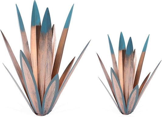 Homight Metal Tequila Country Sculpture DIY Tequila Plant Home Decor Country Tequila Garden Ornament Indooutdoor Statuette Patio Lawn Patio Stake Decoration Gift to The Garden