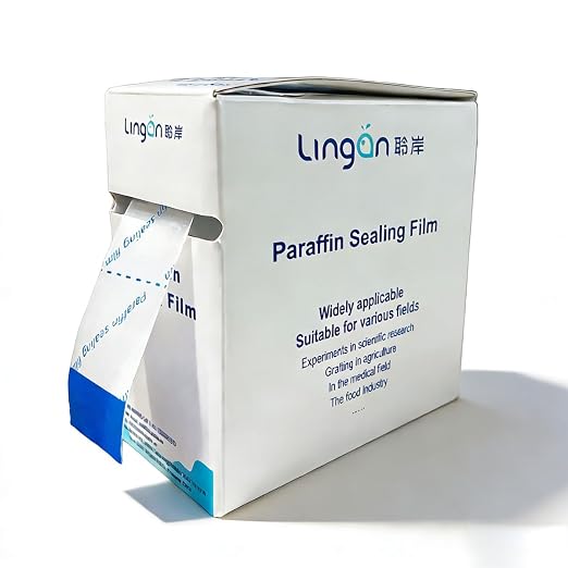 Sealing Film,PSF-992-Transparent Laboratory Grafting Tape for Petri Dish, Plastic Lab Sealing Film, 1.18 Inch Width x 49.2Foot Roll Length
