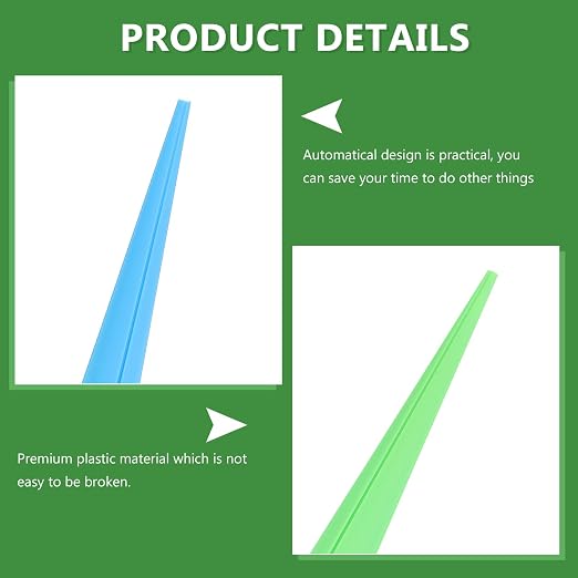 Operitacx Automatic Flower Waterer 16Pcs Self Watering Spikes Plastic Slow Drip Plant Waterer Compatible with 1 Inch Neck Bottles Indoor Outdoor Garden Irrigation