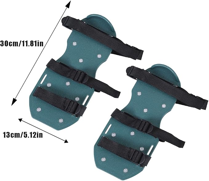 Lawn Aerator, Lawn Aerator Shoes for Grass with Loop and Hook Fastener, 26 Spikes Adjustable Strap Spiked Sandals for Soil Aeration, Lawns dethatcher, Epoxy Shoes(3 Straps)