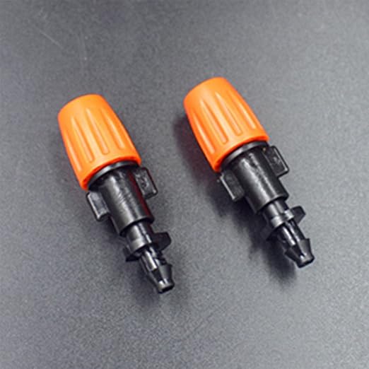 50 Pcs Garden Irrigation Micro Flow Dripper,Sprinklers Emitter System Adjustable Micro Drip Head for Watering System(50Pcs)