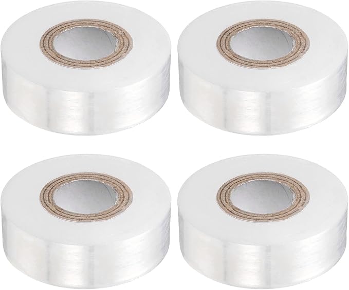 HARFINGTON 4pcs Fruit Tree Grafting Tape 2CM x 170M 0.3" Dia PE Stretchable Garden Grafting Plants Nursery Repair Tapes Self Adhesive Floristry Film for Floral Tree and Poly Budding, White