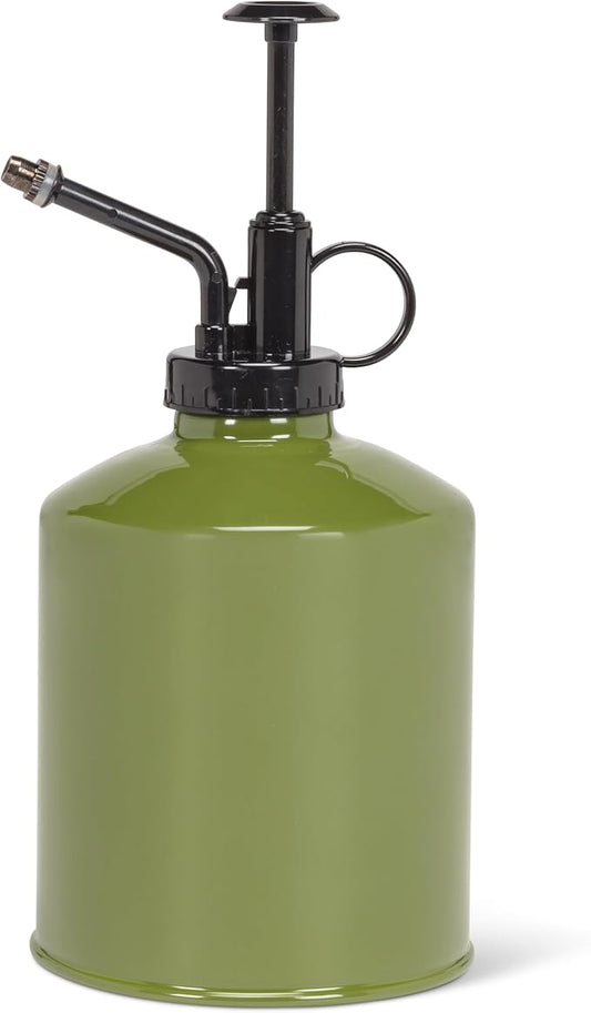 Abbott Collection Plant Mister - Galvanized Steel/Plastic, Green, 8" H (22oz)
