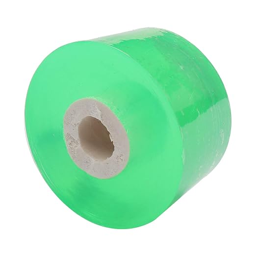 Pengxiaomei 2 pcs Grafting Tape, Stretchable Garden Grafting Tape Plants Repair Tapes Clear Floristry Film for Floral Fruit Tree and Poly Budding Tape 1.2Inch(Green,Yellow)
