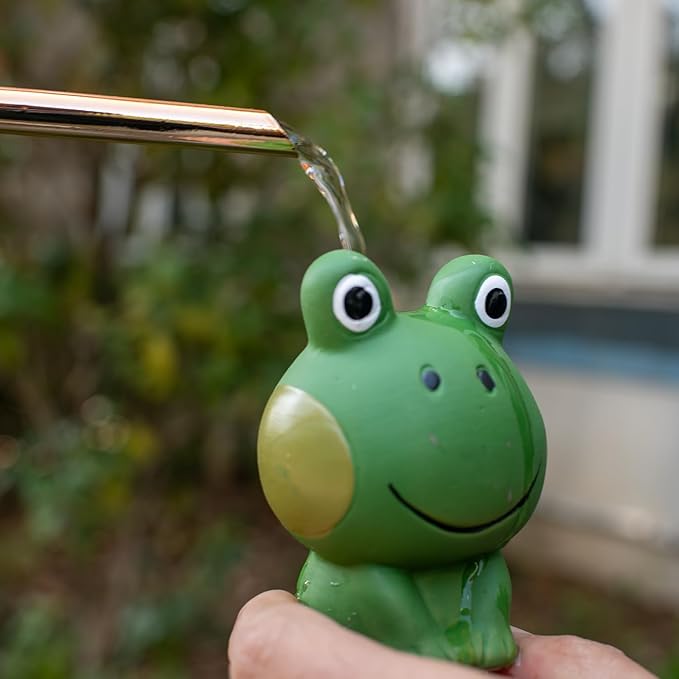 Frog Shaped Self-Watering Spikes - Effortless Plant Care for Your Garden, Cute and Playful Design for Indoor and Outdoor Plants, Vacation-Proof Plant Watering Solution