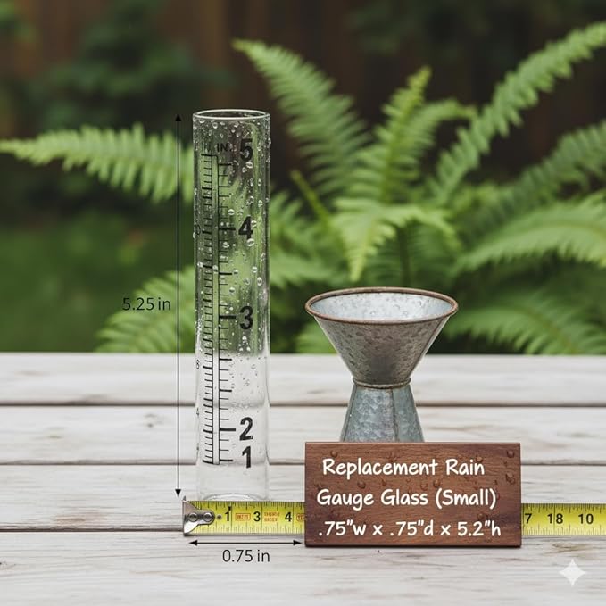 Replacement Rain Gauge Glass (Small)