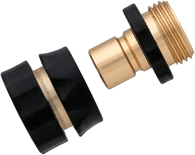 Orbit Brass Hose Quick Connect Set
