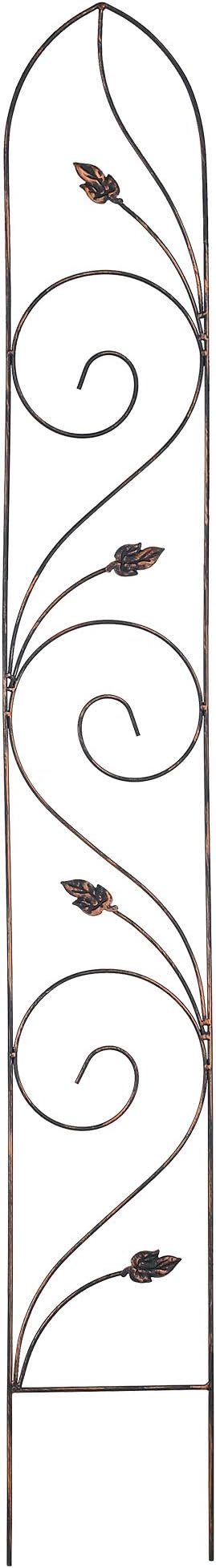 TR06 Autumn Leaf Trellis 6'x10, Black