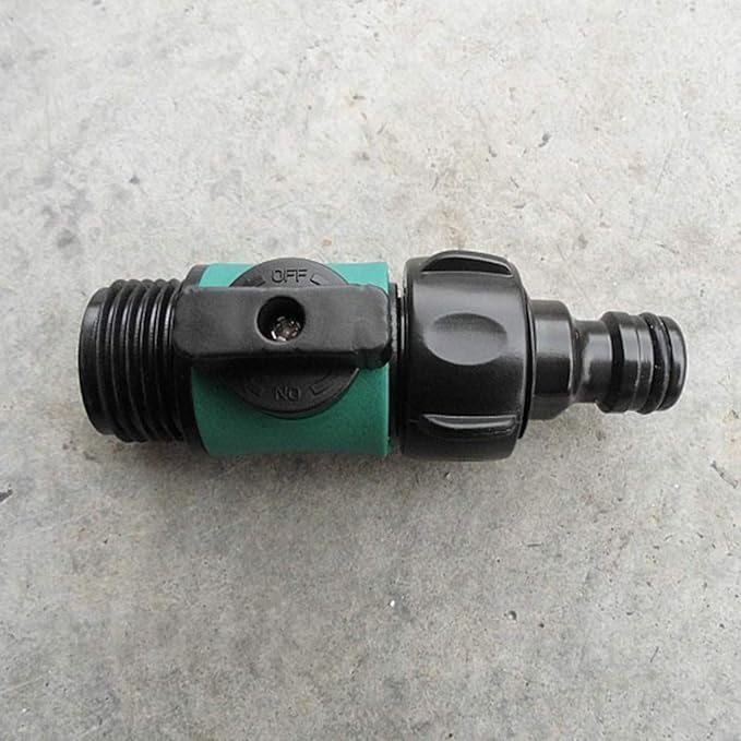 Shut Off Valve, Water Hose Turn Off Valve Garden Hose Connector Set with Rubber Gaskets (12PCS)+Leak-Free Ball Valve (4PCS) Standard 3/4" Thread