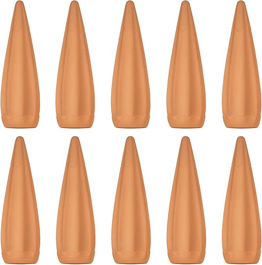 vensovo Terracotta Self Watering Spikes - 10 Pcs Potted Plant Watering Devices Vacation Self-Watering Stakes for Outdoor, Indoor Plants, Wine Bottle