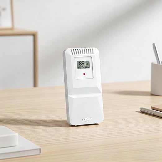 Digital Indoor Outdoor Wireless Remote Sensor, High Precision Temperature and Humidity Meters, Sutible for Weather Station with Rain Gauge : 5087-3, 5065-3A, and 5065-3S