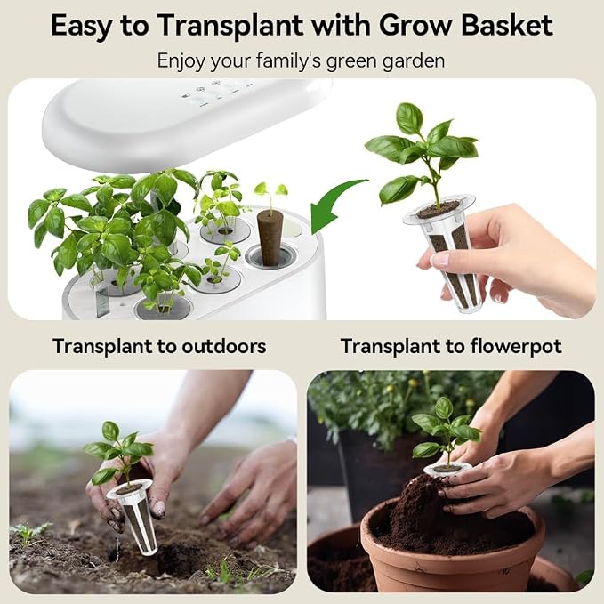 Inbloom Fragrant Bouquet Flower 7 Pods Seed Pod Kit for AeroGarden, iDoo, Ahopegarden, GARDENCUBE(350+ Flower Seeds with Marigold, Daisy, Cockscomb, Borage, Dwarf Sunflower Bambino, Marigold, Dahlia)