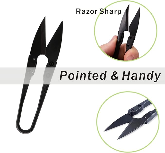 Bonsai Pruning Scissors 12PCS - Small Pruning Shears Bud Leaves Trimmer Garden Shears for Plants, Gardening Clippers for Flower Bonsai Trimming Pruners