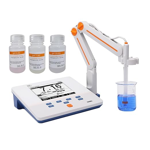 High Precision Lab Benchtop pH Meter,Data Storage 500 Sets,0.01 pH Accuracy,Support for USB or RS-232 Communication,1-5 Points Auto Calibration,High Resolution LCD Display, 5.7 inch (PH300F)