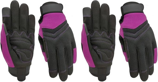 Gardening Gloves,Women Yard Work Garden Glove,Gifts | Thorn Proof,Puncture Resistant,Touchscreen,Gift,Leather,Spandex