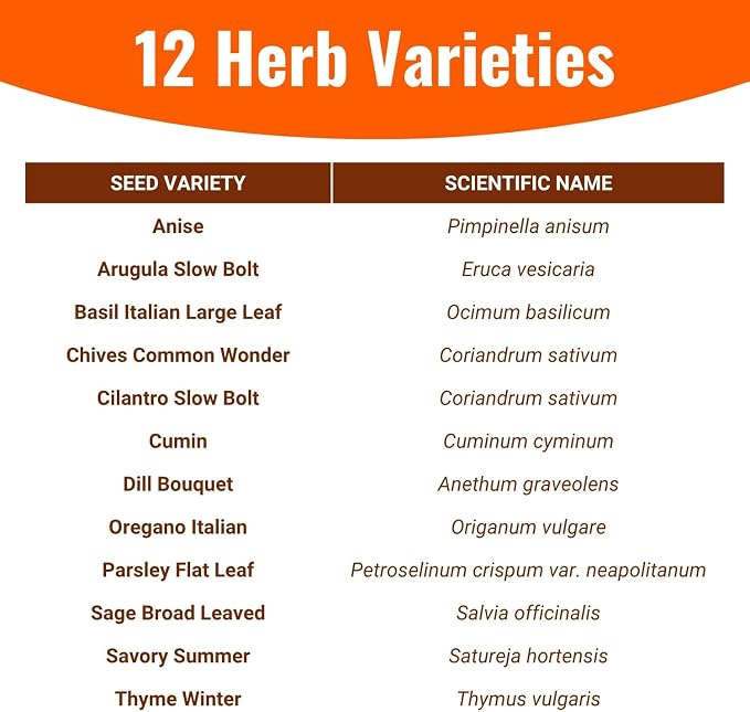 Open Seed Vault | 4,000 Heirloom Seeds | 12 Variety Pack of Herb Seeds | 2026 Season | Non GMO Vegetable and Fruit Seeds | Planting Outdoor & Indoor Garden | Gardening Starter Kit High Yield Produce