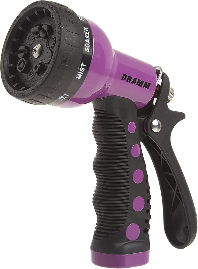 DRAMM Watering and Tool Set In Green Includes 9-Pattern Revolver Spray Gun, 9-Pattern ColorStorm Turret Sprinkler, and ColorPoint Compact Shear