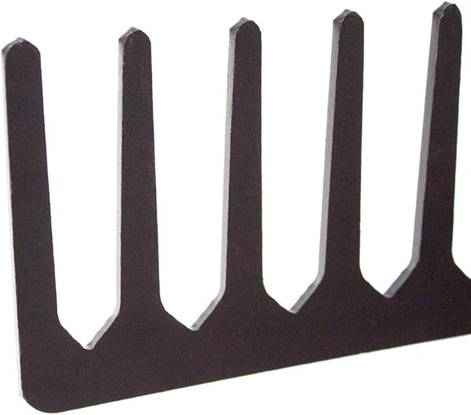 Bully Tools Level Head Rake with Fiberglass Shaft – Heavy Duty Garden Tool for Lawns, Landscaping Metal Rakes for Gardening, Yard Work, Steel Gravel Tool, Thatch Lawn Rake, Outdoor, 14 Tines (60 Inch)