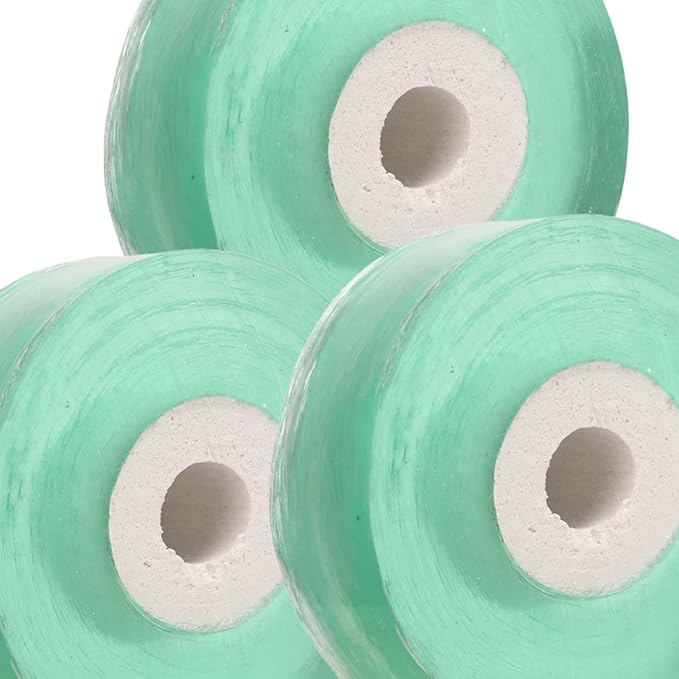 Grafting Tape for Fruit Trees, 3 Pcs Stretchable Floristry Film Elasticity Plants Repair Budding Tape Stretchable Garden Grafting Tape for Floral Fruit Tree Poly Budding (Green)
