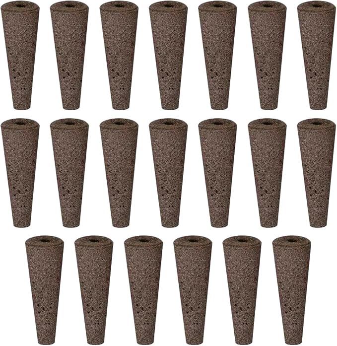 20 Pcs Seed Grow Sponges Small Hydroponics Seed Pods Seed Starter Plugs Plant Growing Sponges Plant Root Growth Sponges for Indoor Garden