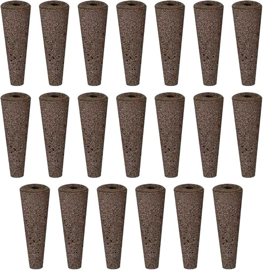 20 Pcs Seed Grow Sponges Small Hydroponics Seed Pods Seed Starter Plugs Plant Growing Sponges Plant Root Growth Sponges for Indoor Garden
