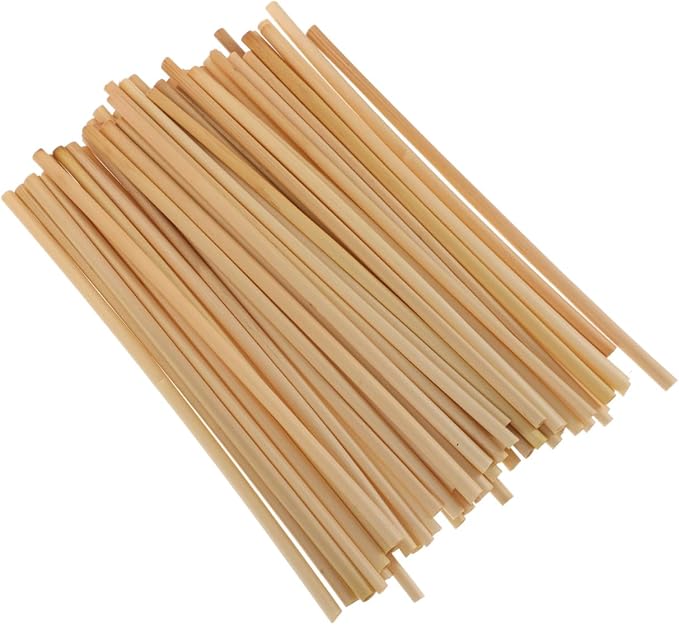 VANZACK 400 Pcs Replacement Straw Bee Tubes Nesting Tube Refill Inserts for Outdoor Mason Bee Houses Lightweight and Easy to Install 5.70In Length