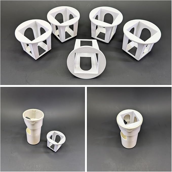 Grow Cubes for Hydroponic System/Compatible with Gardyn (10 Grow Cubes / 10 W&B caps)