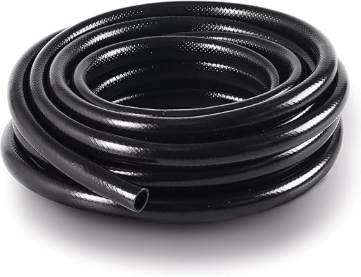 MIXC 1/2 Inch Drip Irrigation Tubing,100FT Main Tubing Hose, Flexible PVC Hose for Irrigation Parts Drip Emitters Drip Irrigation Systems, Black