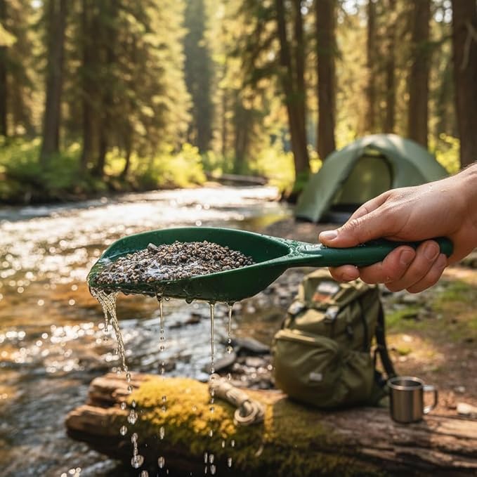 Sluice Fox Gold Prospecting Paydirt Scoop | Durable Plastic Hand Trowel Shovel | Lightweight Tool for Panning, Dredging & Crevice Digging