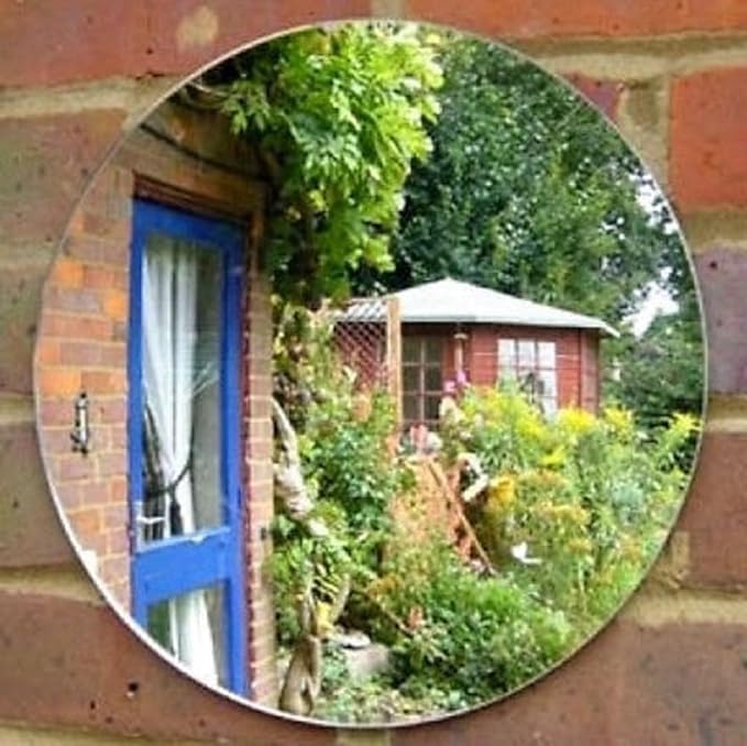 Safety Circle Garden Mirrors 40cm Diameter with Fixers