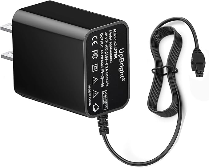UpBright 9V AC/DC Adapter Compatible with Snow Joe Sun SunJoe HJ605CC HJ605CC-GRY HJ605CC-RED HJ604C-SJB 7.2V Cordless Grass Shear Hedge Trimmer HJ604C-CHRG HJ604C-3 0.4A Battery Charger Power Supply