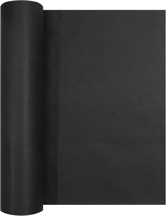 VEVOR 6FTx100FT Non-Woven Geotextile Heavy Duty 8oz Driveway Underlayment for Gravel, Ground Cover, Garden Weed Barrier, Drainage Fabric, Landscaping, Black | Withstand Harsh Environment,Excellent Permeability and Breathability