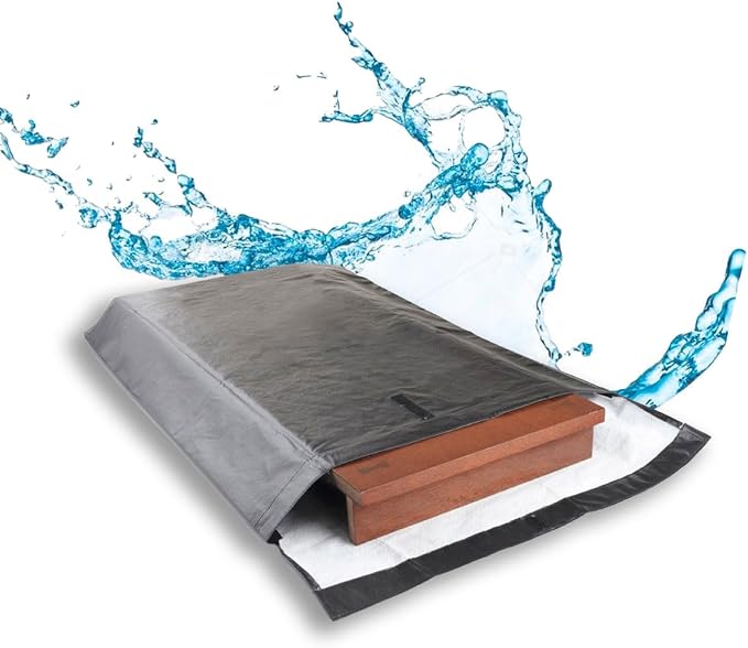 LAMINET Premium Heavy Duty Table Leaf Storage Bag Water, Scratch Resistant. Extra Thick Waterproof Exterior Heavy Duty Flannel Backing. Store Your Table Leaves Safely. Holds Leaves up to 20" Wide.