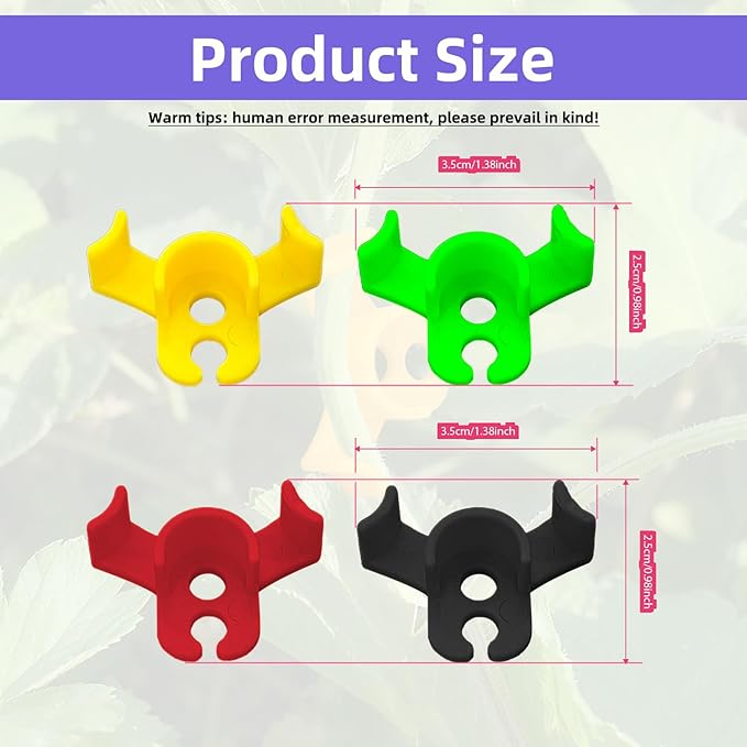 200 Pack Plant Training Clips, 90 Degrees Plant Stem Bender, Low Stress Training Clips for Gardening Flowers Vegetables Branches