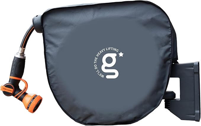 Giraffe Tools AW40 Garden Hose Reel Cover UV Resistant, Waterproof and Anti-Fading Cover for Giraffe Hose Reel