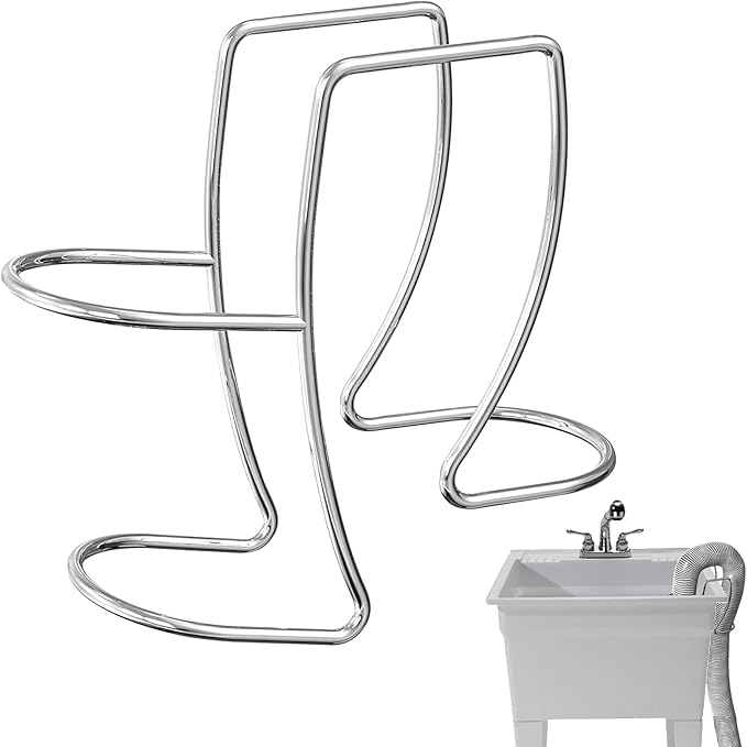 Washing Machine Drain Hose Holder, Adjustable Shape Washing Machine Washer Drain Hose Guide Assembly, washer drain hose holder, washing machine hose clamp Clip