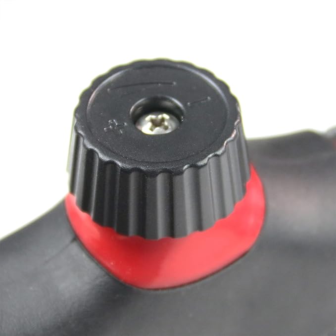 Chapin International 4672 18-inch with 8 Pattern Rotatable Nozzle and Adjustable 180-degree Spray Head Watering Wand, Black/Red