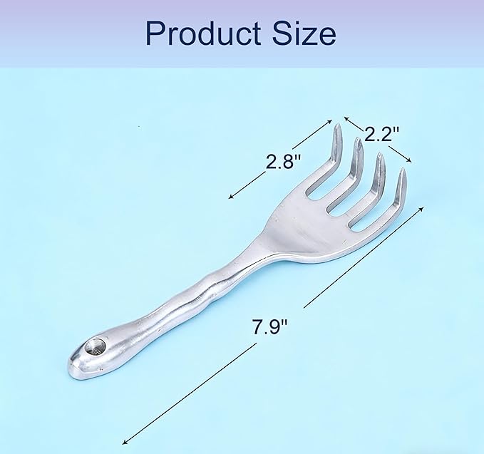Hand Rakes Heavy-Duty Gardening Essential, Small Garden Claw Tool Hand Scoop for Digging, Aerating Soil and Weeding