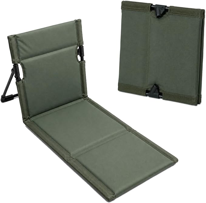 Garden Kneeler with Back Support, Foldable Extra Thick Kneeling Pad for Gardening, Lightweight Garden Seat Pad for Weeding, Planting, Yard Work, Gardening Gifts for Women Seniors, Green
