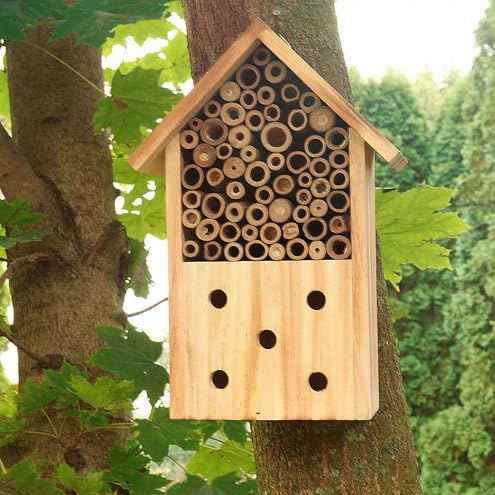 Log Cabin Bee House - 7 W x 4 D x 10 H