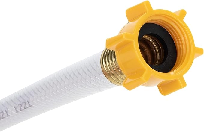 Camco TastePURE 75 Foot RV and Marine Drinking Water Hose Accessory with 5/8" ID for Camping, Tailgating, & Outdoor Recreation, White