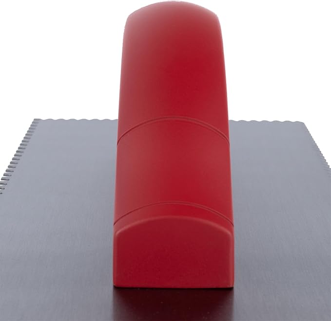 ROBERTS 49601 Dual-Notch Trowel for Installation of Vinyl Composition Tile, Luxury Vinyl Plank and Tile Flooring